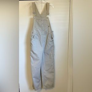 90s/Y2K No Boundaries Khaki/Beige overalls Juniors 7/9 M